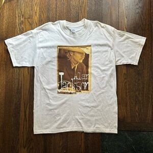 Alan Jackson Drive Tour 2002 Vintage Y2K Band Country Music T-Shirt Men's XL